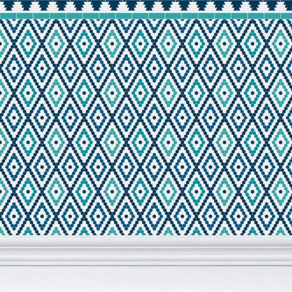 Repeat Pattern Wallpaper Moroccan Tile Design