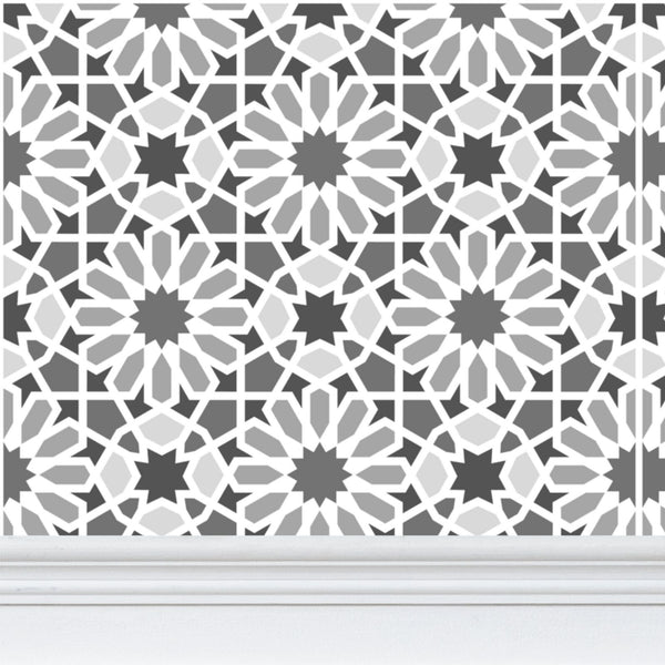 Repeat Pattern Wallpaper Moroccan Tile Design