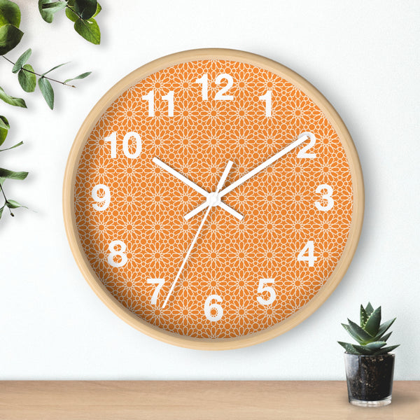 Wood Wall clock Moroccan Design