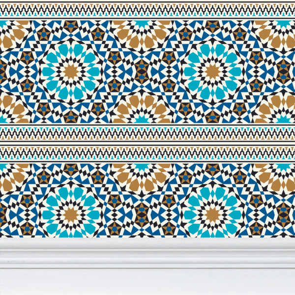 Repeat Pattern Wallpaper Moroccan Tile Design