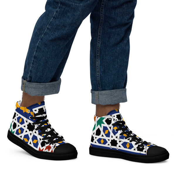 Shoes with Moroccan Tile Design