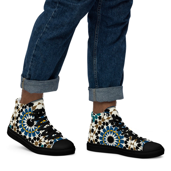 Shoes with Moroccan Tile Design