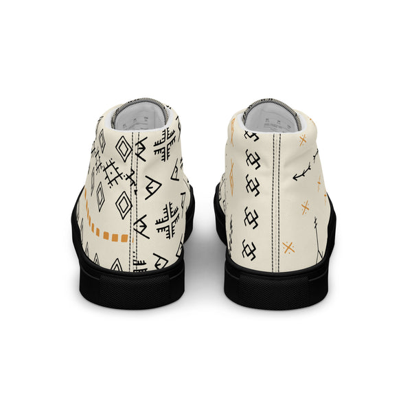 Women's Moroccan Design High Top Shoes