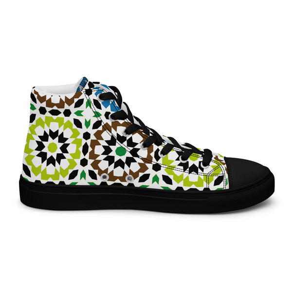 Women's Moroccan Design High Top Shoes