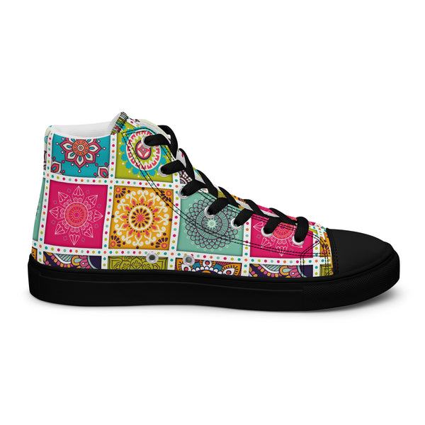 Women's Moroccan Design High Top Shoes