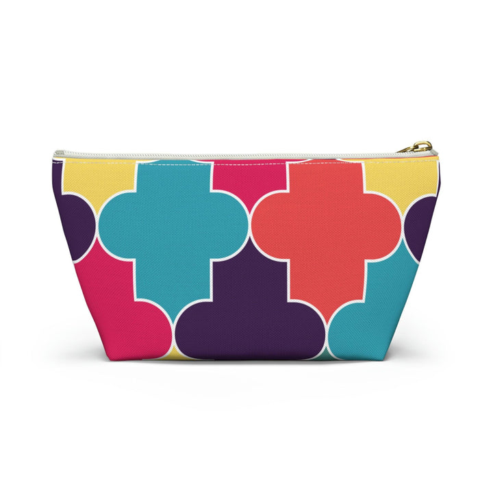 Colorful Accessory Pouch w T-bottom Moroccan Design - Souvenirs | Tours | Hotels | Restaurants