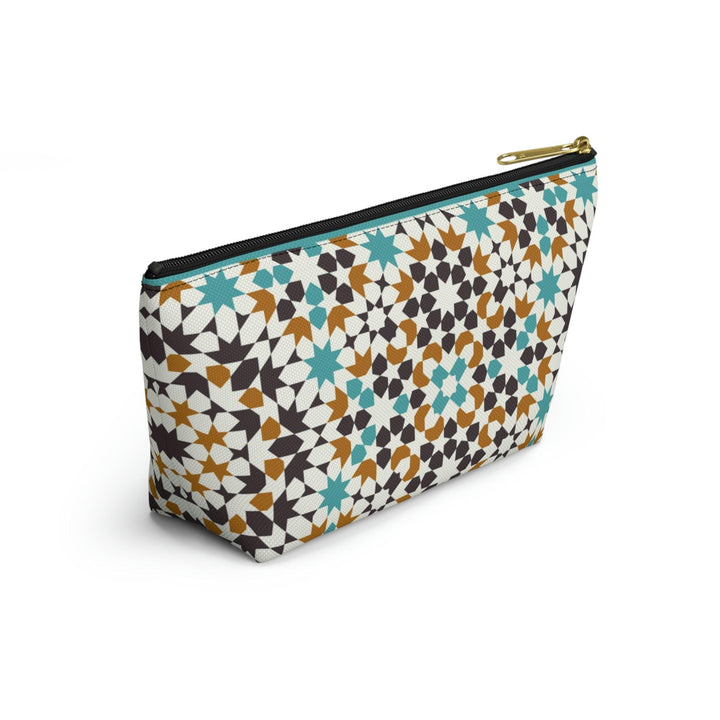 Colorful Accessory Pouch w T-bottom Moroccan Design - Souvenirs | Tours | Hotels | Restaurants