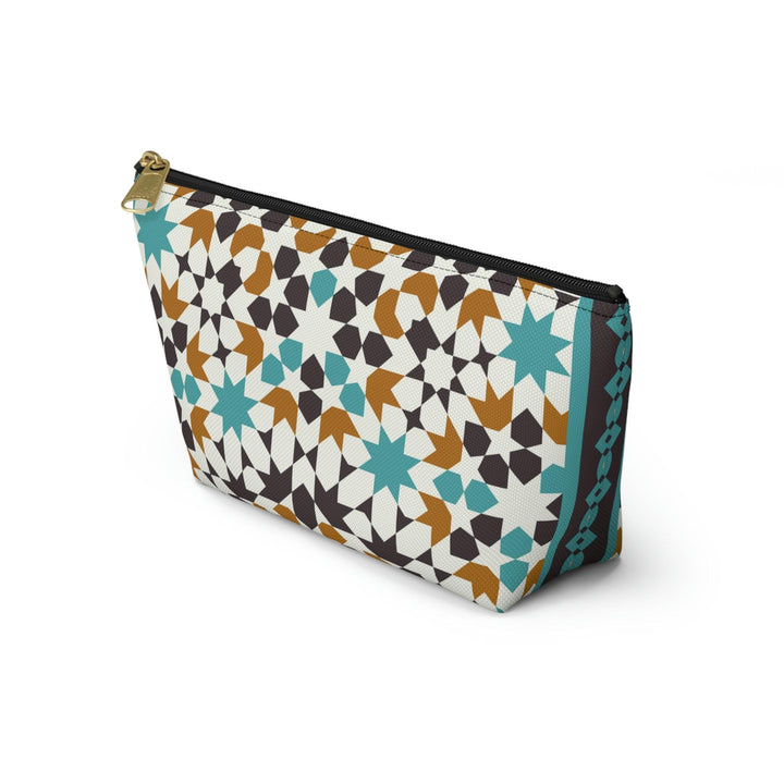 Colorful Accessory Pouch w T-bottom Moroccan Design - Souvenirs | Tours | Hotels | Restaurants