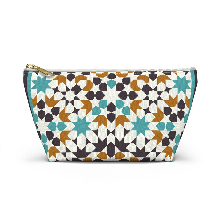 Colorful Accessory Pouch w T-bottom Moroccan Design - Souvenirs | Tours | Hotels | Restaurants