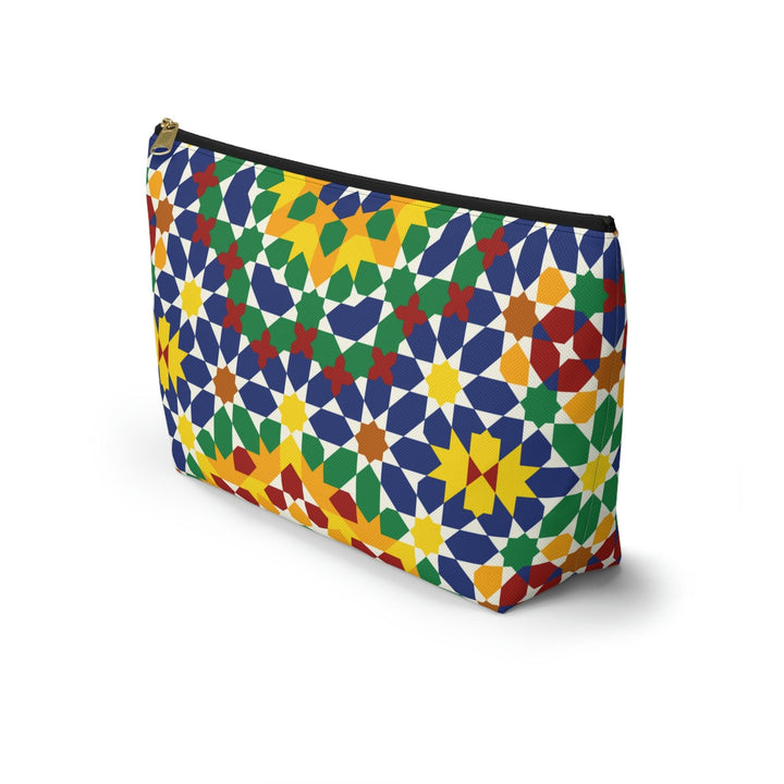 Colorful Accessory Pouch w T-bottom Moroccan Design - Souvenirs | Tours | Hotels | Restaurants