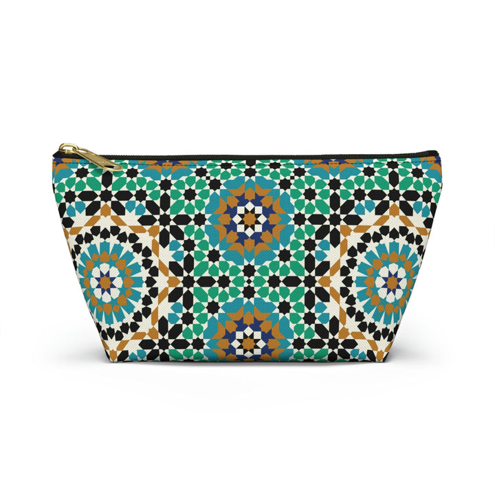 Colorful Accessory Pouch w T-bottom Moroccan Design - Souvenirs | Tours | Hotels | Restaurants