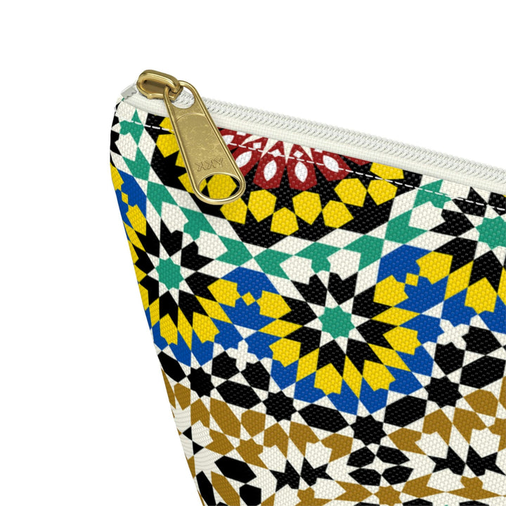 Colorful Accessory Pouch w T-bottom Moroccan Design - Souvenirs | Tours | Hotels | Restaurants