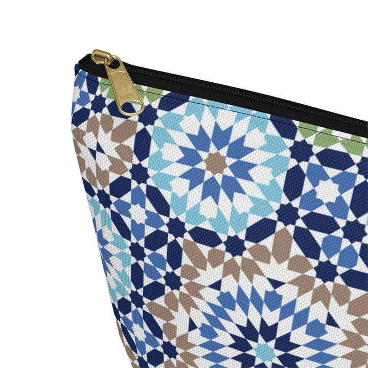 Colorful Accessory Pouch w T-bottom Moroccan Design - Souvenirs | Tours | Hotels | Restaurants