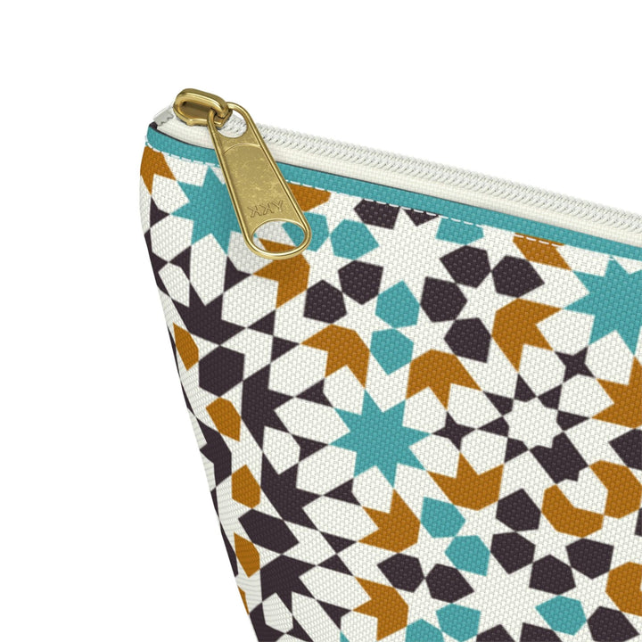 Colorful Accessory Pouch w T-bottom Moroccan Design - Souvenirs | Tours | Hotels | Restaurants