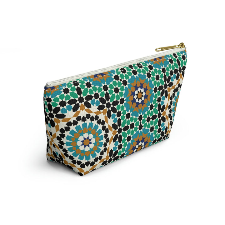 Colorful Accessory Pouch w T-bottom Moroccan Design - Souvenirs | Tours | Hotels | Restaurants