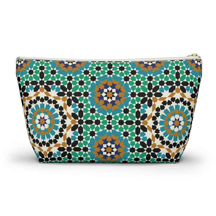 Colorful Accessory Pouch w T-bottom Moroccan Design - Souvenirs | Tours | Hotels | Restaurants