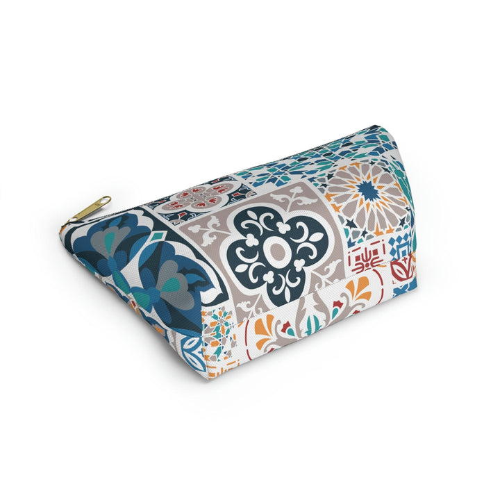 Colorful Accessory Pouch w T-bottom Moroccan Design - Souvenirs | Tours | Hotels | Restaurants