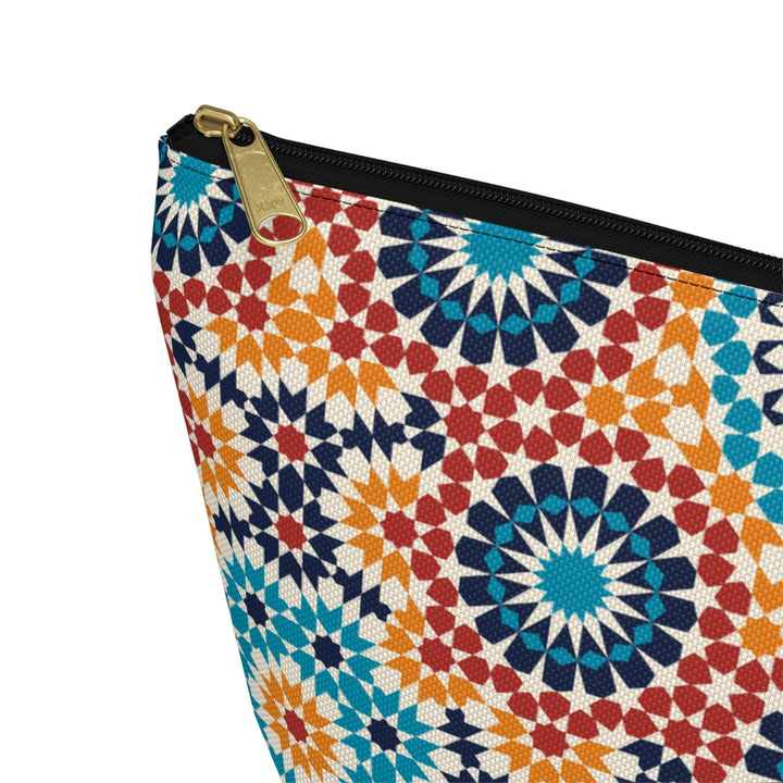 Colorful Pouch w T-bottom Moroccan Design - Souvenirs | Tours | Hotels | Restaurants