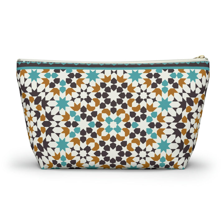 Colorful Accessory Pouch w T-bottom Moroccan Design - Souvenirs | Tours | Hotels | Restaurants