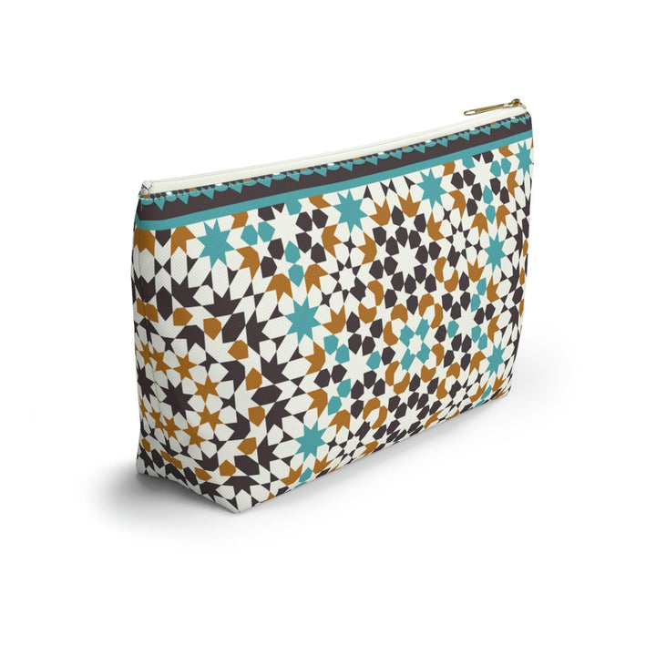 Colorful Accessory Pouch w T-bottom Moroccan Design - Souvenirs | Tours | Hotels | Restaurants