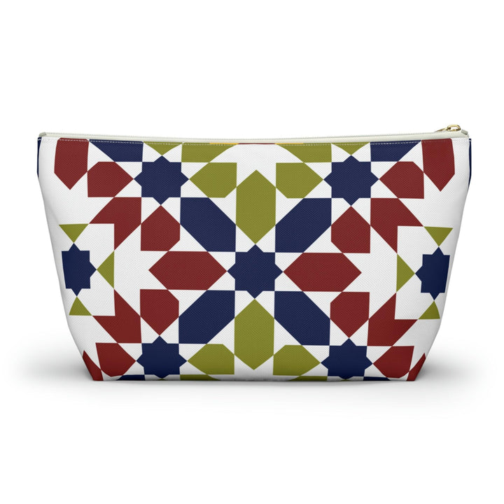 Colorful Accessory Pouch w T-bottom Moroccan Design - Souvenirs | Tours | Hotels | Restaurants