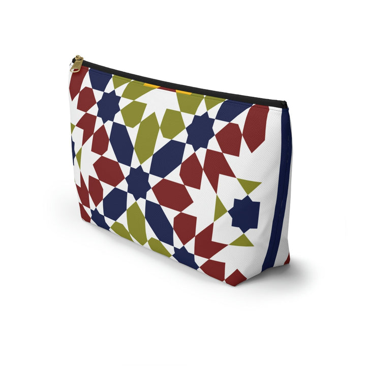 Colorful Accessory Pouch w T-bottom Moroccan Design - Souvenirs | Tours | Hotels | Restaurants