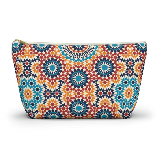 Colorful Pouch w T-bottom Moroccan Design - Souvenirs | Tours | Hotels | Restaurants