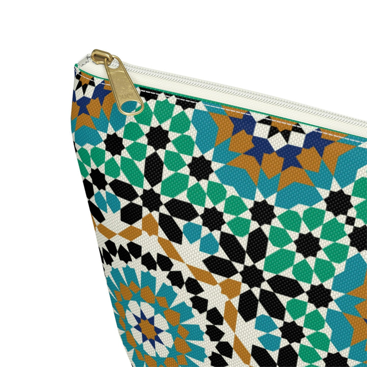 Colorful Accessory Pouch w T-bottom Moroccan Design - Souvenirs | Tours | Hotels | Restaurants