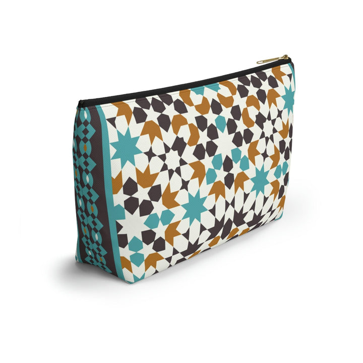 Colorful Accessory Pouch w T-bottom Moroccan Design - Souvenirs | Tours | Hotels | Restaurants