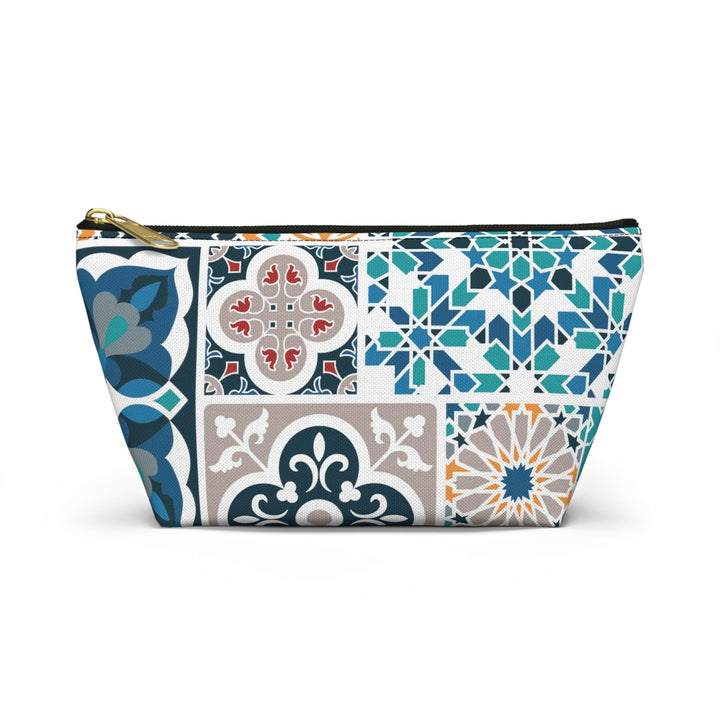 Colorful Accessory Pouch w T-bottom Moroccan Design - Souvenirs | Tours | Hotels | Restaurants