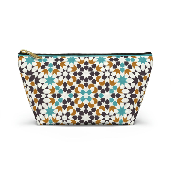 Colorful Accessory Pouch w T-bottom Moroccan Design - Souvenirs | Tours | Hotels | Restaurants