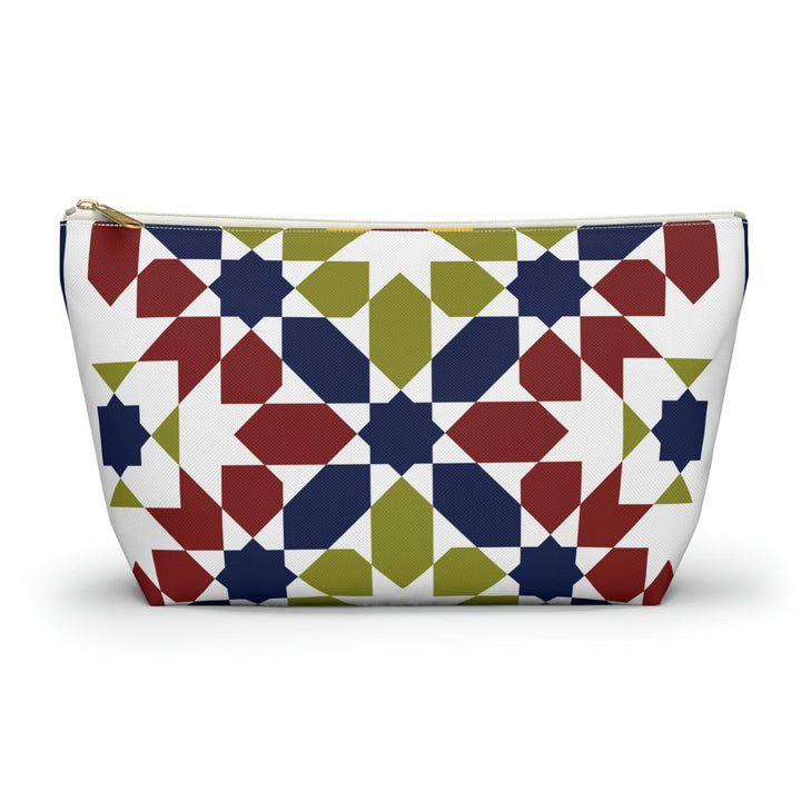 Colorful Accessory Pouch w T-bottom Moroccan Design - Souvenirs | Tours | Hotels | Restaurants