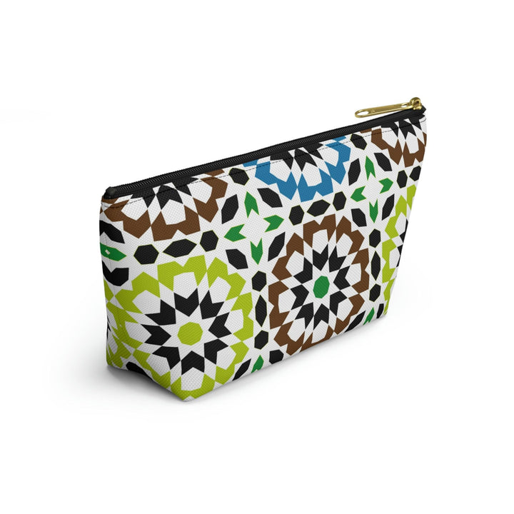 Colorful Accessory Pouch w T-bottom Moroccan Design - Souvenirs | Tours | Hotels | Restaurants