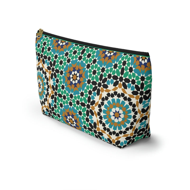 Colorful Accessory Pouch w T-bottom Moroccan Design - Souvenirs | Tours | Hotels | Restaurants