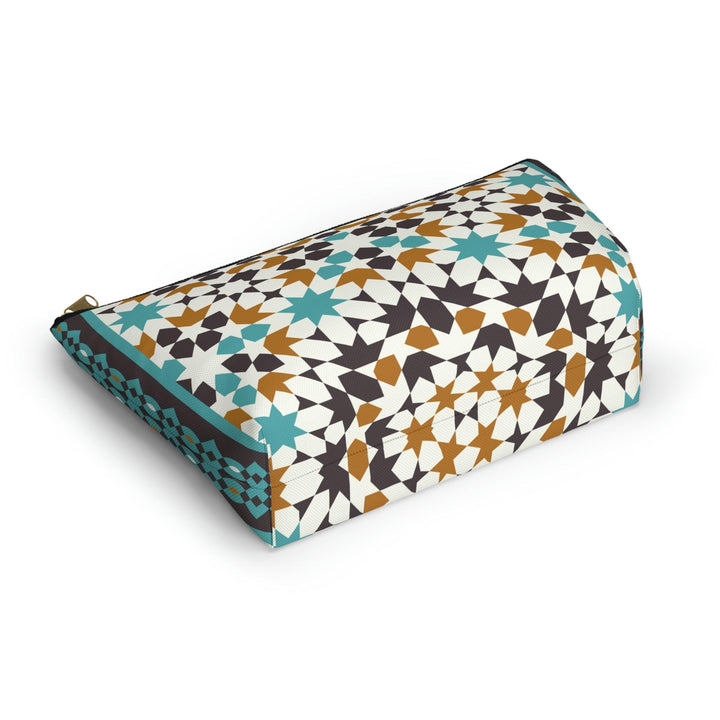 Colorful Accessory Pouch w T-bottom Moroccan Design - Souvenirs | Tours | Hotels | Restaurants