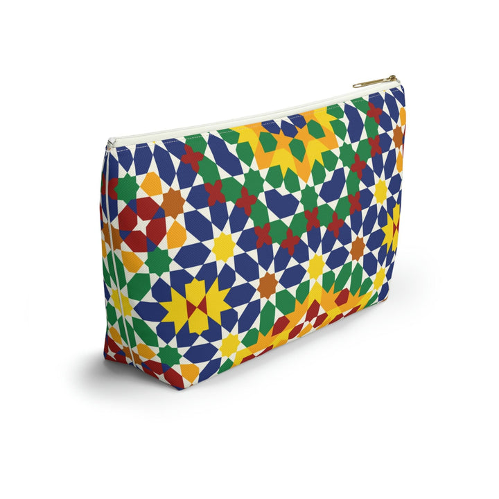 Colorful Accessory Pouch w T-bottom Moroccan Design - Souvenirs | Tours | Hotels | Restaurants