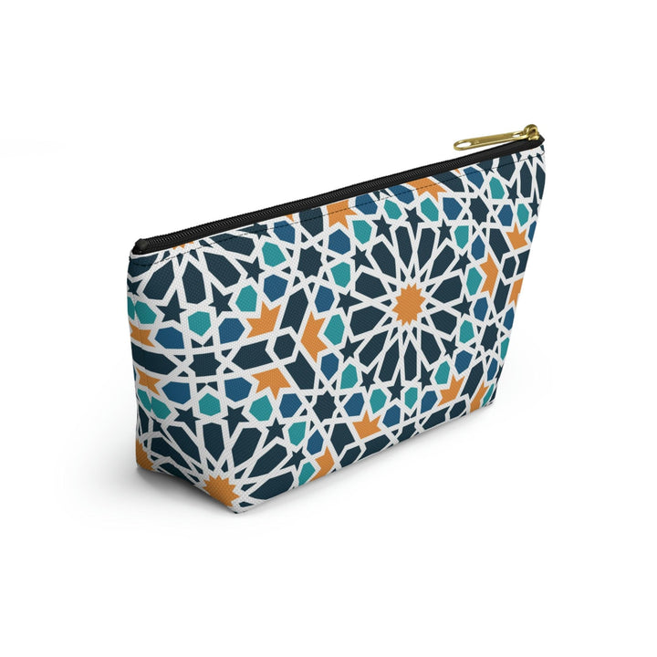 Colorful Accessory Pouch w T-bottom Moroccan Design - Souvenirs | Tours | Hotels | Restaurants