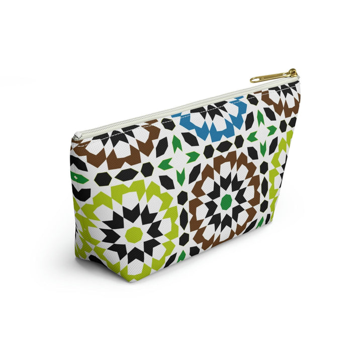 Colorful Accessory Pouch w T-bottom Moroccan Design - Souvenirs | Tours | Hotels | Restaurants