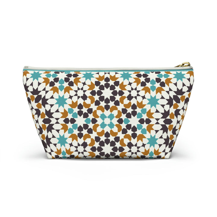 Colorful Accessory Pouch w T-bottom Moroccan Design - Souvenirs | Tours | Hotels | Restaurants