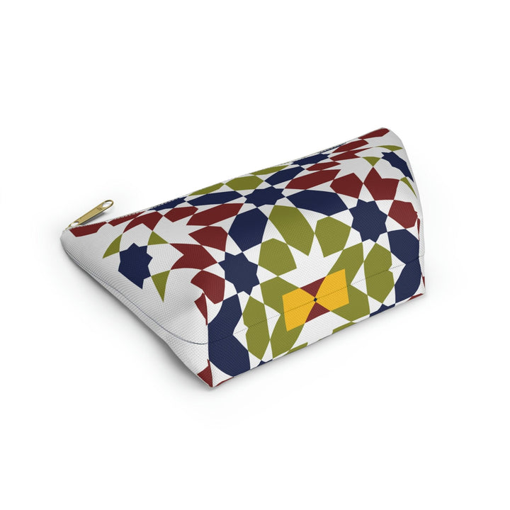 Colorful Accessory Pouch w T-bottom Moroccan Design - Souvenirs | Tours | Hotels | Restaurants