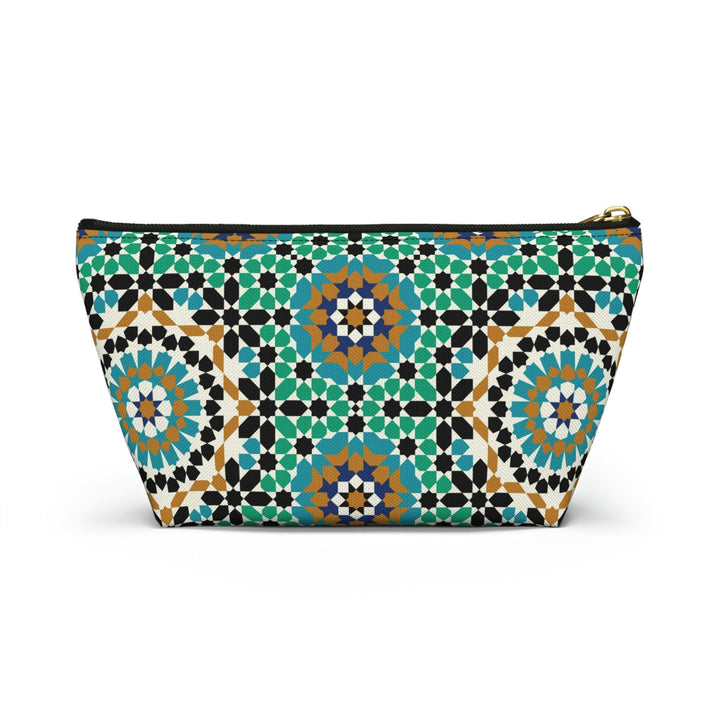 Colorful Accessory Pouch w T-bottom Moroccan Design - Souvenirs | Tours | Hotels | Restaurants