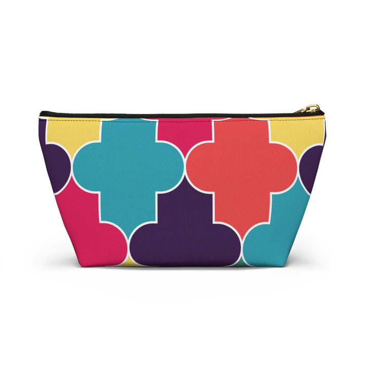 Colorful Accessory Pouch w T-bottom Moroccan Design - Souvenirs | Tours | Hotels | Restaurants