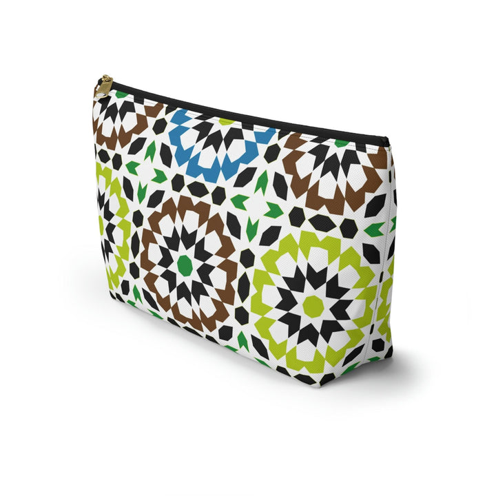 Colorful Accessory Pouch w T-bottom Moroccan Design - Souvenirs | Tours | Hotels | Restaurants