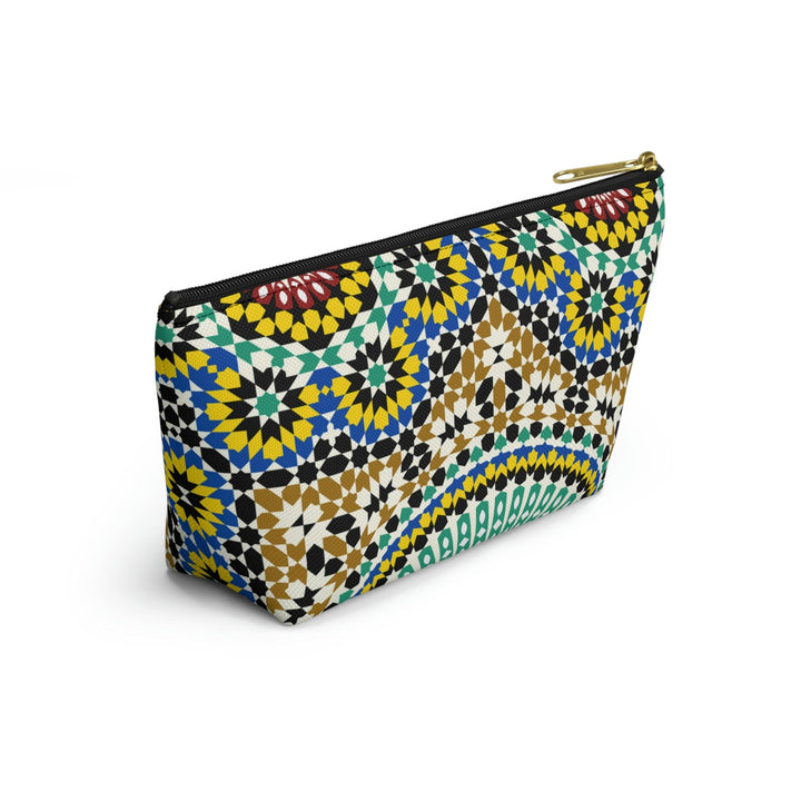 Colorful Accessory Pouch w T-bottom Moroccan Design - Souvenirs | Tours | Hotels | Restaurants