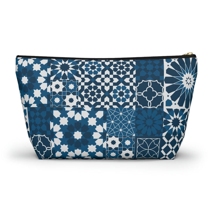 Colorful Accessory Pouch w T-bottom Moroccan Design - Souvenirs | Tours | Hotels | Restaurants