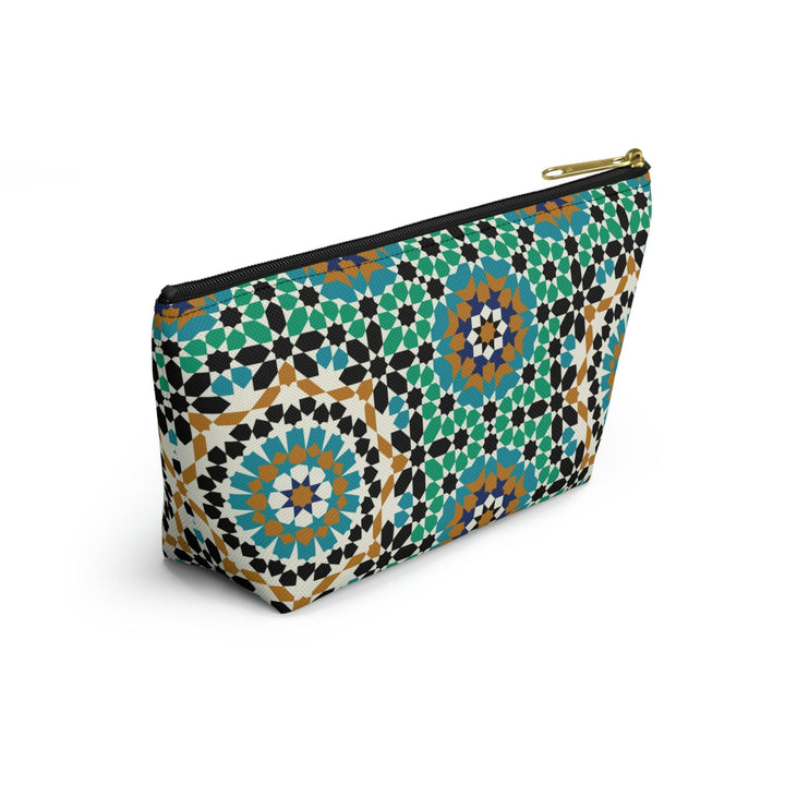 Colorful Accessory Pouch w T-bottom Moroccan Design - Souvenirs | Tours | Hotels | Restaurants