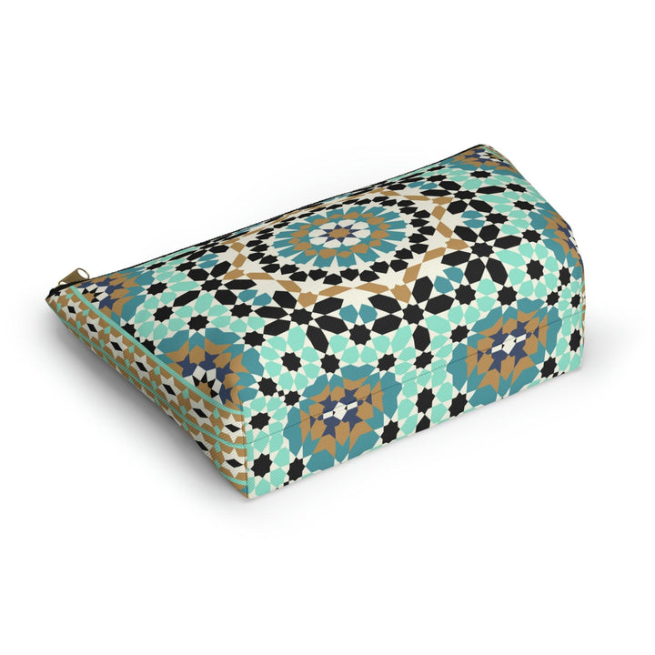 Colorful Accessory Pouch w T-bottom Moroccan Design - Souvenirs | Tours | Hotels | Restaurants