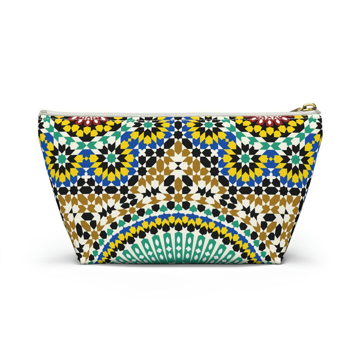 Colorful Accessory Pouch w T-bottom Moroccan Design - Souvenirs | Tours | Hotels | Restaurants