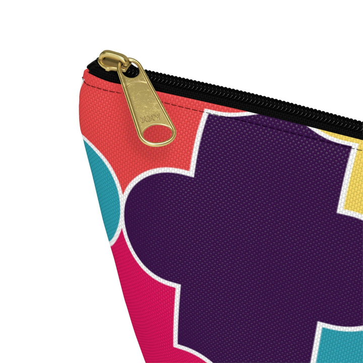 Colorful Accessory Pouch w T-bottom Moroccan Design - Souvenirs | Tours | Hotels | Restaurants