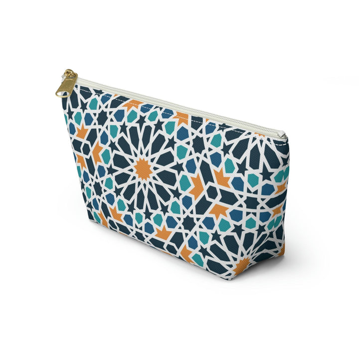 Colorful Accessory Pouch w T-bottom Moroccan Design - Souvenirs | Tours | Hotels | Restaurants